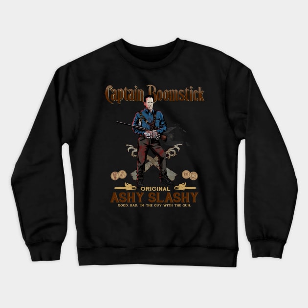 Captain Boomstick Crewneck Sweatshirt by Lmann17